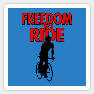 Freedom Loving Cyclist Cycling Gift Meme Sticker